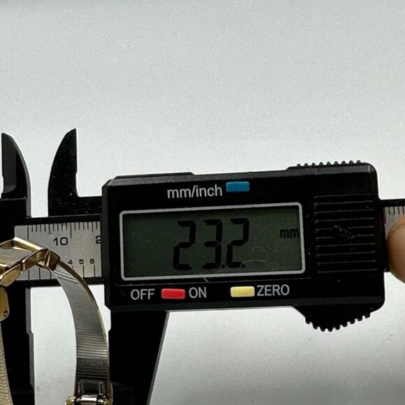 3/$30 Vintage Pulsar Watch Women Gold Tone 23MM Dial Water Resistant 6.5" - Picture 10 of 14